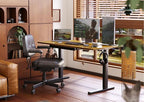 Claiks Standing Desk with Drawers, 55x24 Inch Electric Adjustable Height Sit - Image 2