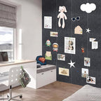 Smarpau Large Cork Board for Walls, 12 Pack Slat Felt Wall Tiles - Image 5