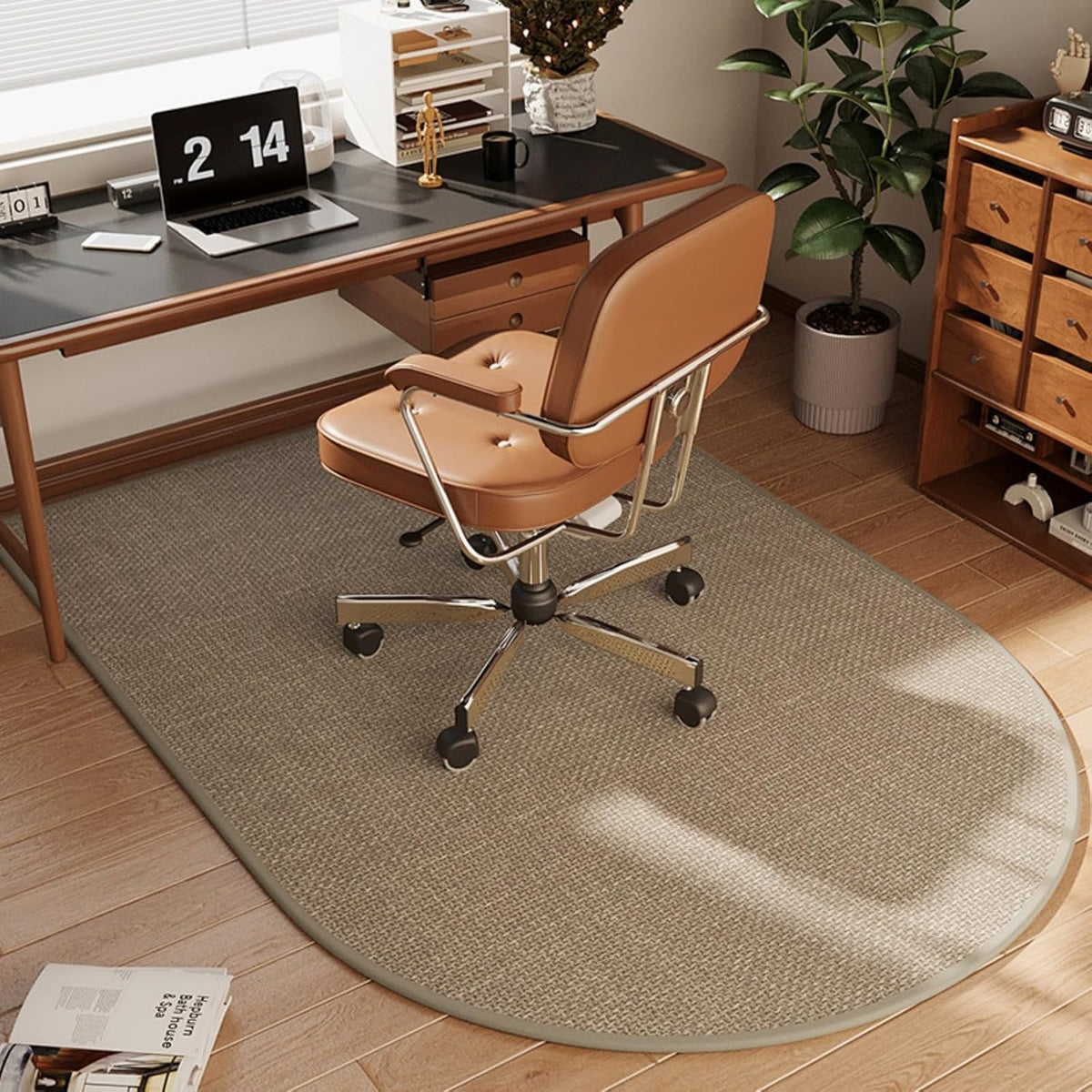 Office Chair Mat for Carpet, Large Floor Protector Mats, Non-Slip Office Floo...
