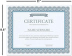 Elite Blue & Blue Parchment Certificate Papers - Image 2