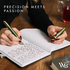 Wordsworth & Black Majesti Fountain Pen-, Luxury Case, 24K Gold Finish; 18K - Image 8