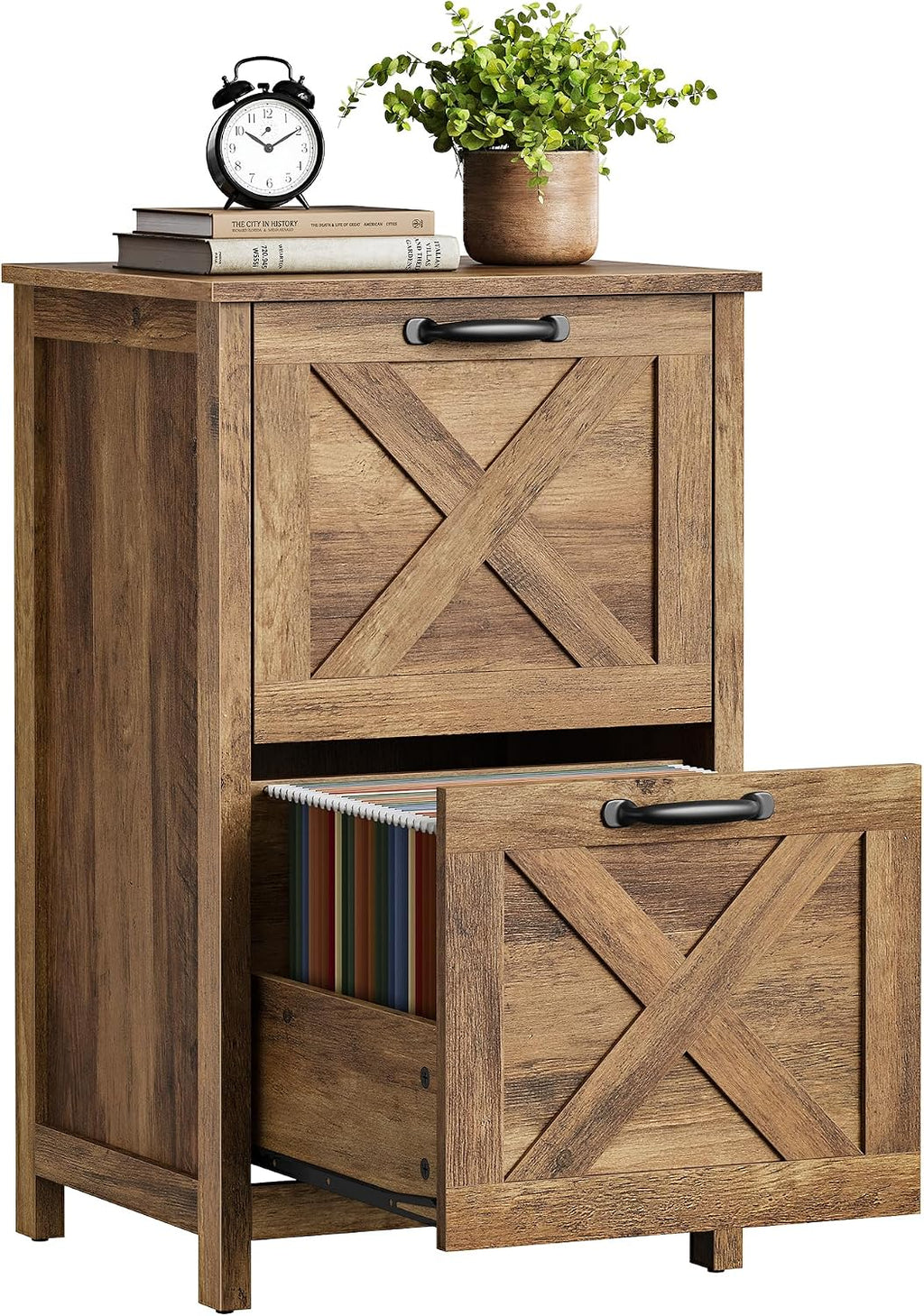 vasagle file cabinet, 2-drawer filing cabinet for home, main product view