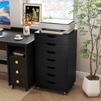 Giantex 7-Drawer Storage Cabinet, Mobile File Organizer - Image 2