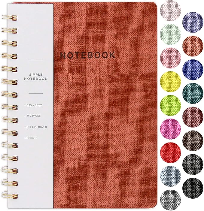 Spiral Notebook-5.75" x 8.125" College Ruled Journal by Oneirom