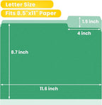 SUNEE File Folders, 30 Pack Manilla Folders 8.5 x 11, Colored File Folders Home - Image 2