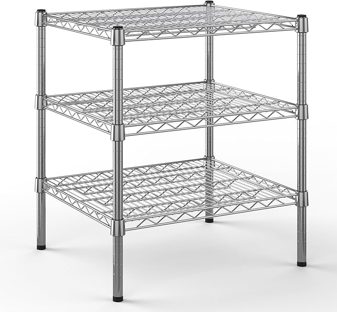Regal Altair 21" Deep x 24" Wide x 27" Height Wire Shelving Kit | 3-Tier | NSF by Regal+Altair