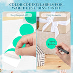 2 Inch Round Color Coding Labels - Image 4
