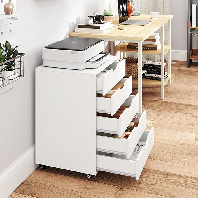 Giantex 5-Drawer Mobile Storage Cabinet - Image 9