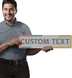 Custom Sign, Custom Street Sign, 11 Font Colors, 13 Font Styles, 4 Hole Options - Image 2