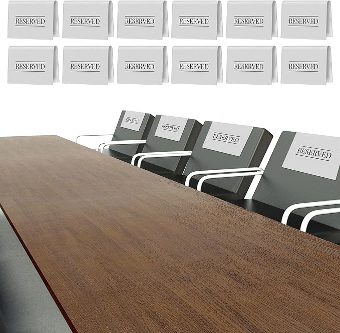 Buryeah 12 Pcs Reserved Seating Signs - Image 5
