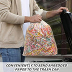 YooNotee 200 Pcs Shredder Bags Large Gallon Size Paper Shredder Bags - Image 5