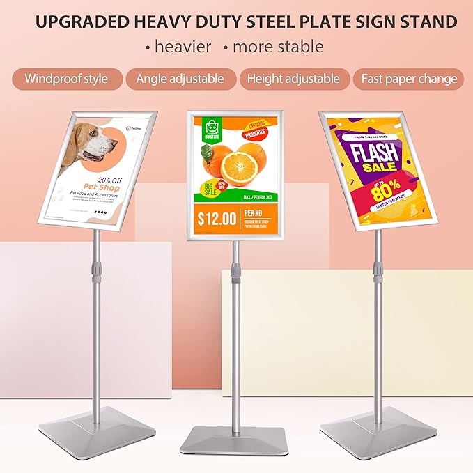 VAIIGO 11"x17" Pedestal Poster Stand - Image 2