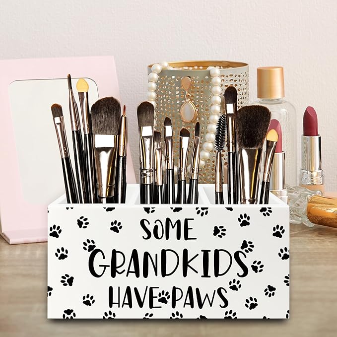 QZQE Dog Grandparents Gifts Pen Pencil Holder Organizer - Image 4