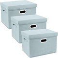 TYEERS Large Storage Bins with Lids, Collapsible, Fabric Storage Boxes by StorageOrganization