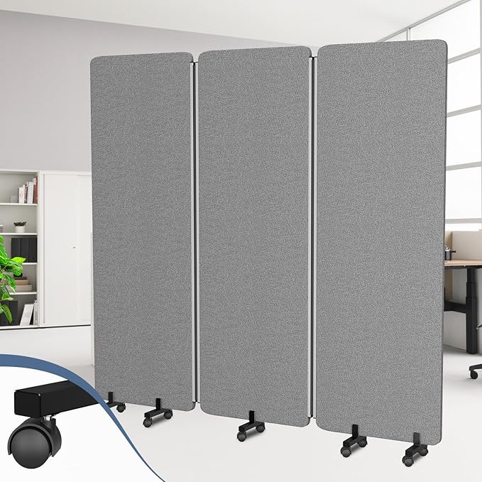 Acoustic Room Divider Privacy Panel by HOMSCREENER
