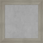 Amanti Art Grey Framed Magnetic Board 20x20 Small Vision Board by AmantiArt
