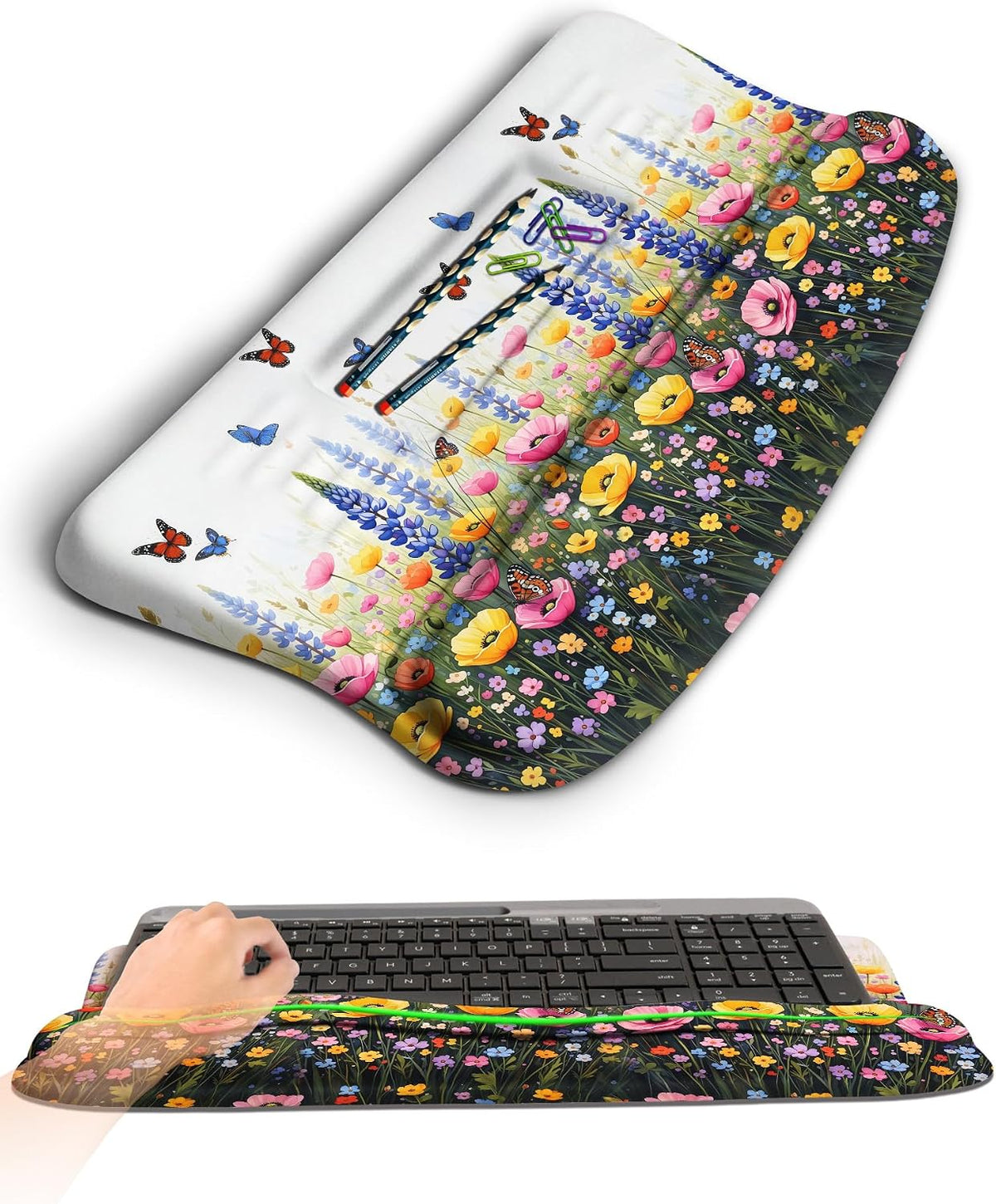KUOSGM Ergonomic Wave Wrist Rest