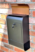 NACH Locking Mailbox, 16 x 4.5 x 10 inch, Waterproof Mailbox Wall Mount - Image 8