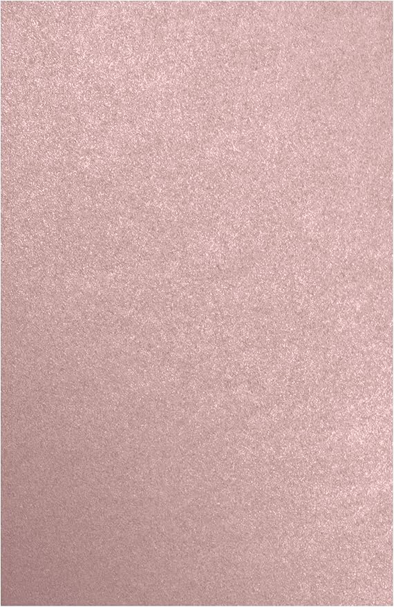 LUXPaper 11" x 17" Cardstock | Tabloid Size | Misty Rose Metallic by LUXPaper