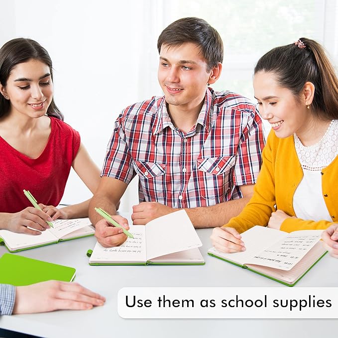 feela 12 Pack Notebooks Journals Bulk, Hardcover Notebook Classic Ruled Lined - Image 5