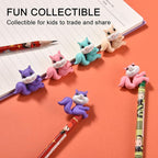 24Pcs Pencil Top Erasers for Kids, Squirrel Pencil Erasers Toppers Bulk - Image 4