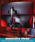 ULTRARM Heavy Duty Monitor Arm for Ultrawide Monitors up to 57" and 44 lbs - Image 7