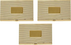 Stephanie Imports Set of 3 Slim & Minimalist Metal Business Card Holder Unisex - Image 4