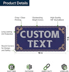 Custom Sign, Custom Street Sign, 11 Font Colors, 13 Font Styles, 4 Hole Options - Image 6