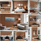 AUTORIFIC Wood Veneer Sound Panels, 10 Pack 47.2”x23.6” Wall Panels, Decorative - Image 7