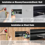 workpro 64" garage tool organizer wall mount with on a desk or shelf
