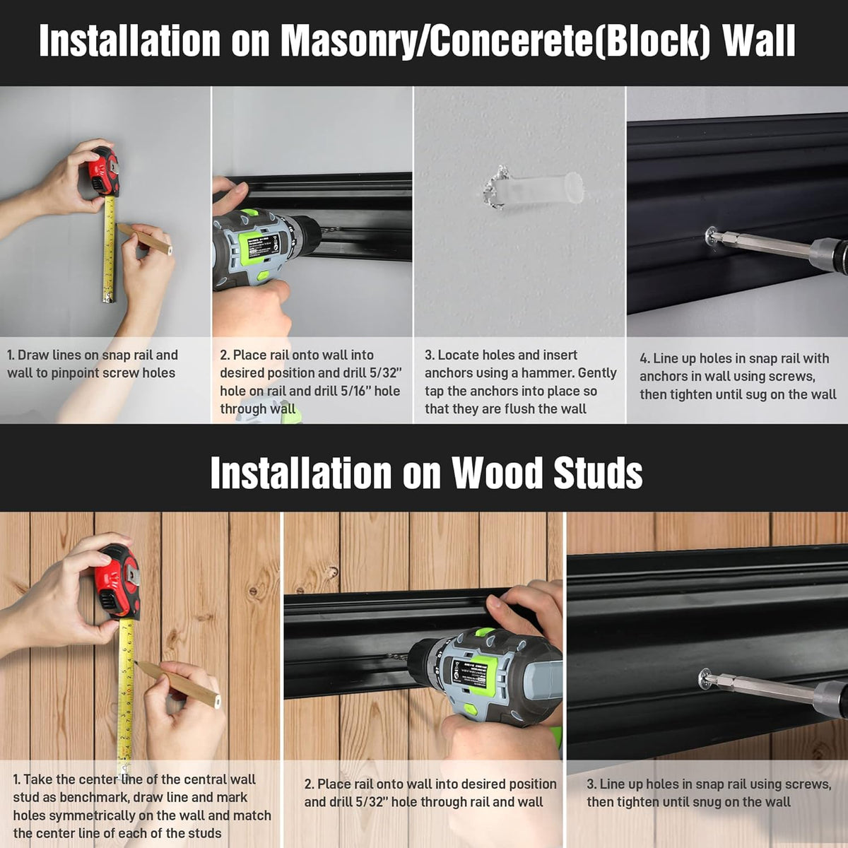 workpro 64" garage tool organizer wall mount with on a desk or shelf
