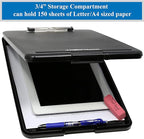 Think2Master Black Plastic Storage Clipboard. | 25% Heavier & 25% Sturdier| - Image 3