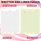 Affrolling 2 Pack Carbonless Lab Notebook Carbon Copy 8.5'' x 11'' 50 Sets of - Image 3