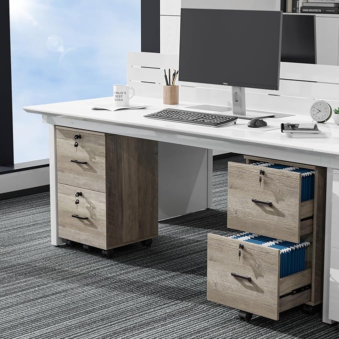 VINGLI 2 Drawer File Cabinet - Image 2