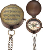 Engraved Compass, Gift for Husband, Anniversary, Wedding Gift for Him, Long - Image 7