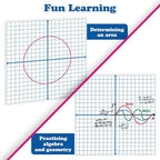 Aizweb Giant Magnetic XY Coordinate Dry Erase Grid, Magnetic Whiteboard - Image 6
