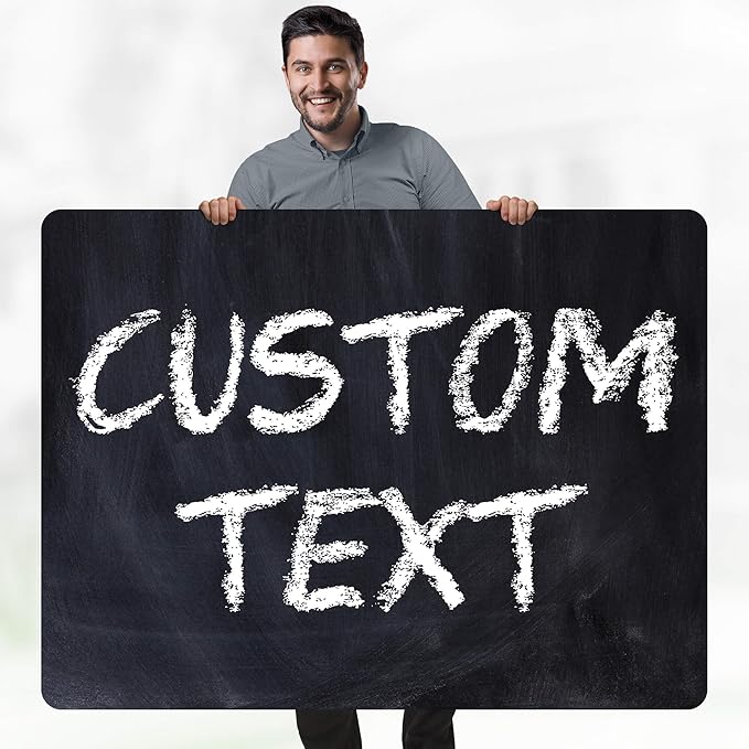 Custom Sign, Custom Street Sign, 11 Font Colors, 13 Font Styles, 4 Hole Options - Image 2