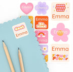 Large Name Labels for Kids by Teddylabels
