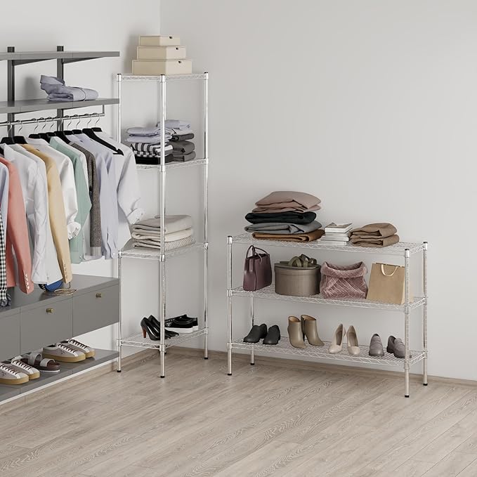 Regal Altair 14" Deep x 48" Wide x 34" Height Wire Shelving Kit | 3-Tier | NSF - Image 7
