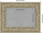 Amanti Art Silver Framed Magnetic Board 19x25 Small Vision Board - Image 2