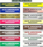 Personalised Double Side Counter Top Sign - Image 2