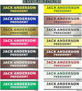 2" x 8" Custom Engraved Name Plate Personalized Office Nameplates by NEMOCI