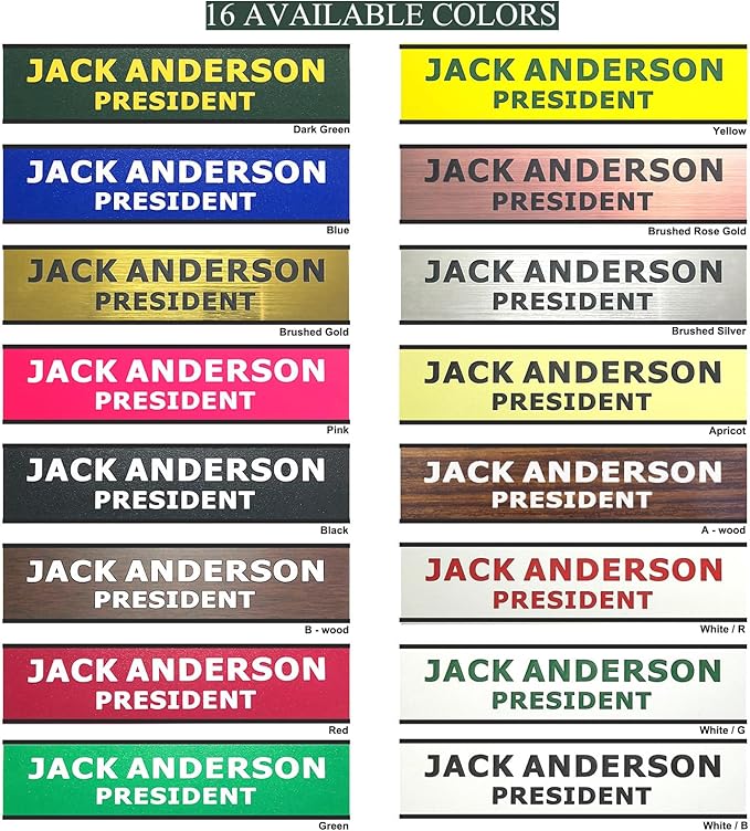 Personalised Double Side Counter Top Sign - Image 2