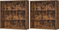 VASAGLE Set of 2 Bookshelves, 31.5 Inches Wide, 3-Tier Open Bookcases by VASAGLEbySONGMICSHOME