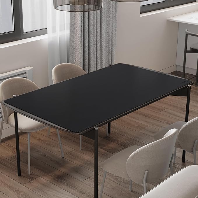 Mydours Giant Desk Mat, 63 x 28 inch Extended PU Leather Desk Pad, Gaming Desk - Image 5