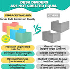 16 Pack Desk Privacy Folders for Students Desk Divider - Image 3