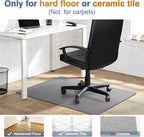 Placoot Office Chair Mat for Hardwood Floor, Desk Chair Mat, Large Anti-Slip - Image 4