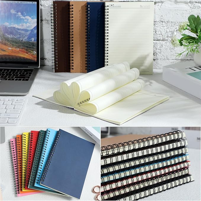 Leelosp 12 Pack Small Spiral Notebook A5 Lined College Ruled Spiral Journal - Image 5