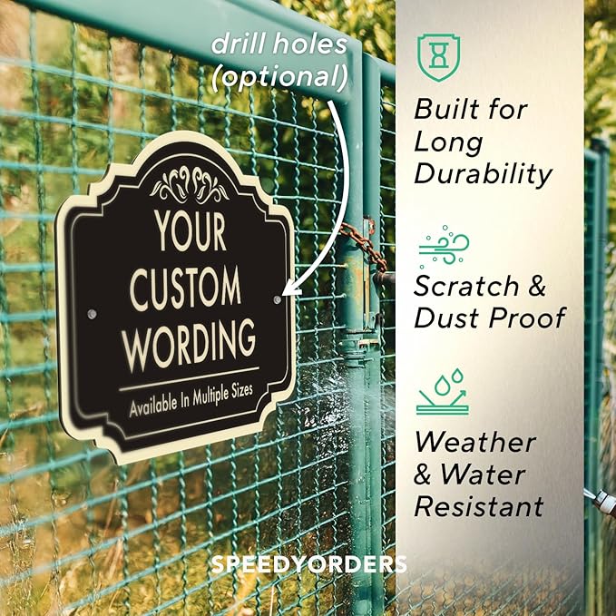 Custom Decorative Outdoor Metal Sign - Image 6