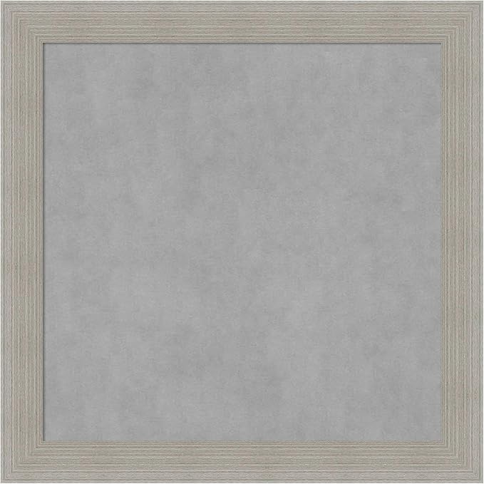 Amanti Art Grey Framed Magnetic Board 14x14 X-Small Vision Board by AmantiArt
